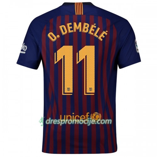 FC Barcelona Dres O.Dembele 11 Domaći 2018/19 Kratkih Rukava FC Barcelona Dres O.Dembele 11 Domaći 2018/19 Kratkih Rukava